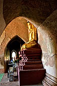 Bagan Myanmar. Sulamani temple. Buddha images. 
